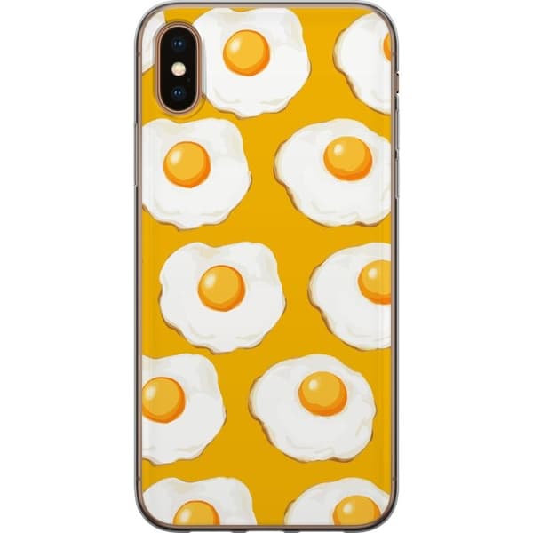 Mobildeksel til Apple iPhone XS Max med Stekt egg motiv