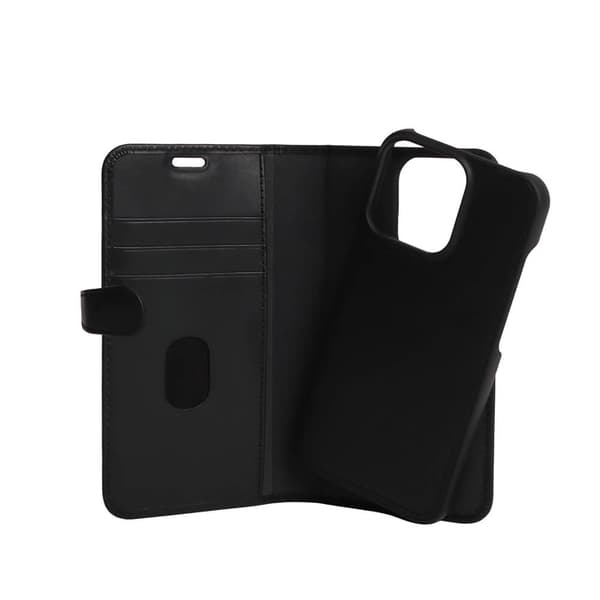 Buffalo Wallet Læder Til 3 kort iPhone 13 Pro Sort