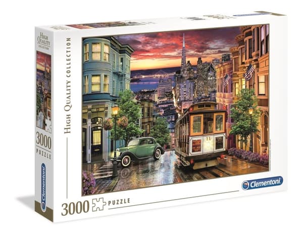 Clementoni 3000 stk samling af høj kvalitet San Francisco