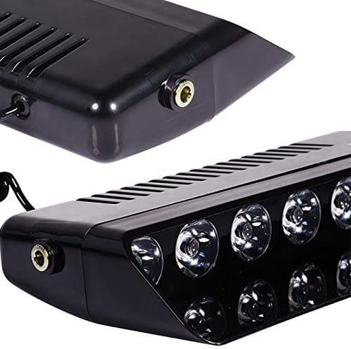 LED Strobe Lampe for Bil, Blått lys