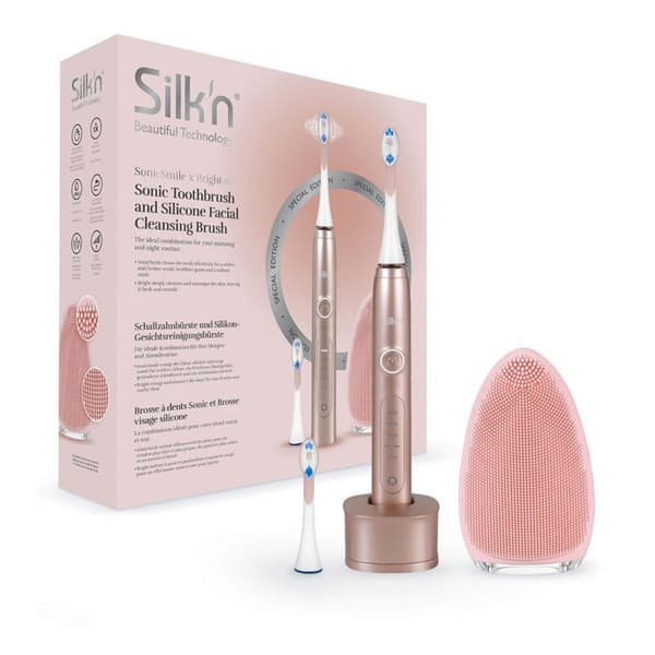 Silkn Sonic Smile & Bright Set Elektrisk tandbørste med tilbehør