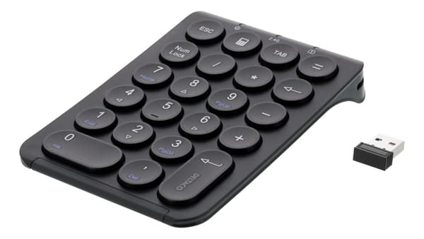 DELTACO TB-125 Trådlöst Numeriskt Tangentbord