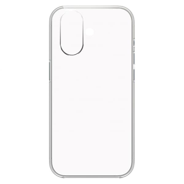 iPhone 16 Plus Slim Case, pehmeä TPU-suoja, läpinäkyvä