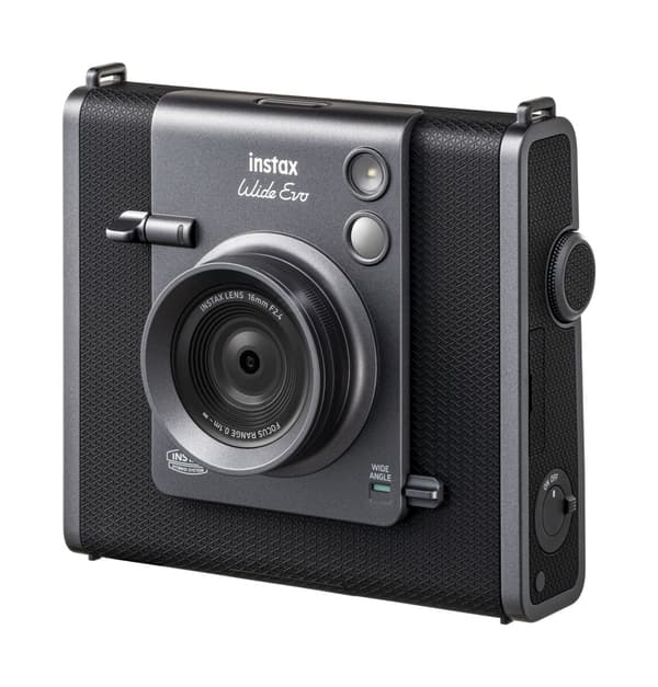 Fuji Instax Wide EVO sort hybridkamera