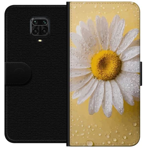 Plånboksfodral till Xiaomi Redmi Note 9 Pro med Porslinsblomma motiv