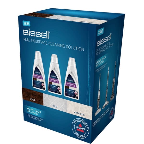 Bissell Floor Cleaning Solution for CrossWave, SpinWave & HydroWave 3 x 1 liter