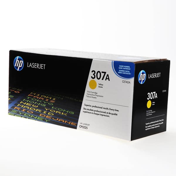 HP Toner CE742A 307A Keltainen