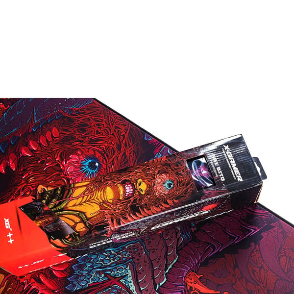 X-GAMER Gaming Musemåtte Rex Bite 1100x450