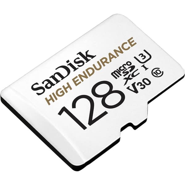SANDISK Minnekort MicroSDXC 128GB High Endurance med adap