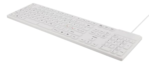DELTACO TB-505 -näppäimistö, valkoinen
