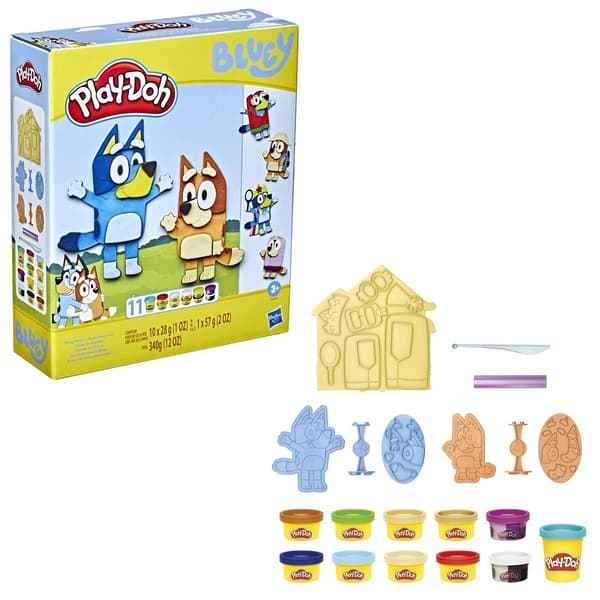 Hasbro Play-Doh Bluey Make 'n Mash Kostumer Legesæt