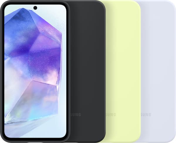 Samsung Galaxy A55 Silikonetui, svart