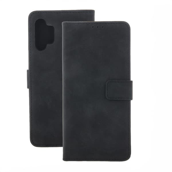 Smart Velvet -kotelo iPhone 16 Pro Maxille, musta