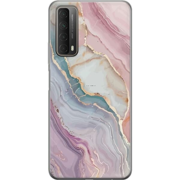 Mobildeksel til Huawei P smart 2021 med Marmor motiv