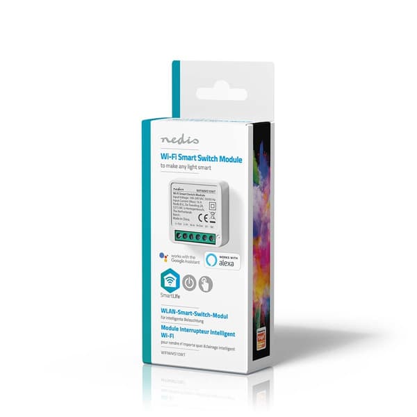 Nedis SmartLife Innebygd Modul | Bryter | 3680 W | Terminalforbindelse | App tilgjengelig for: Android™ / IOS