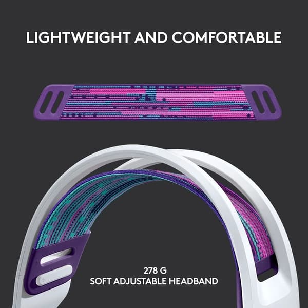 Logitech G733 Lightspeed trådløst RGB-hodesett