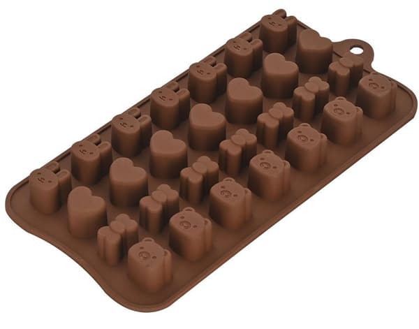 Chokladgjutningsform, 4st Motiv