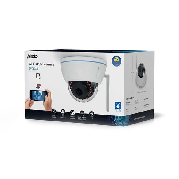Alecto Wifi dome-kamera HD