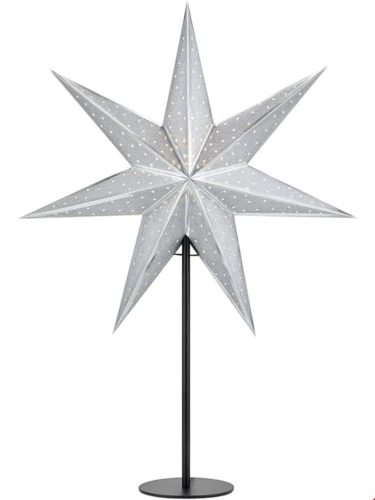 Markslöjd Bordsstjärna GLITTER 45 cm svart/silver Markslöjd