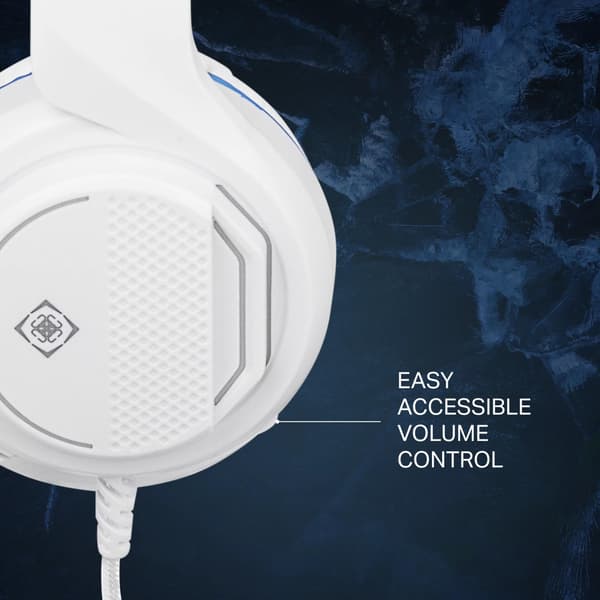 deltaco_gaming Headset for Sony Playstation 5, 2m cable, 40mm element, whit