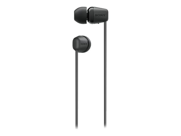 Sony WI-C100 Trådløs Øreproptelefoner Sort