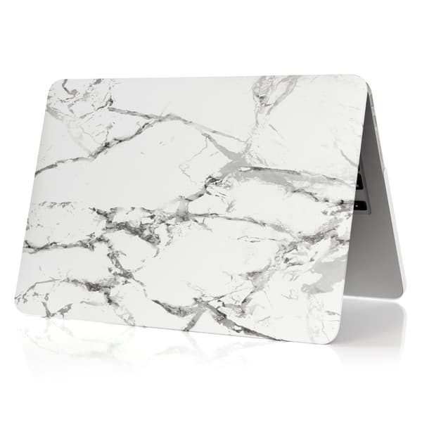 Hardplastdeksel for MacBook Pro 13" A1278 Marble (hvit)