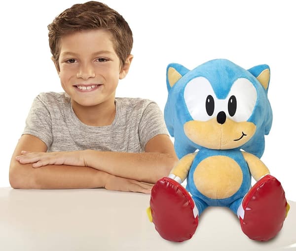 JAKKS Pacific Sega Sonic Jumbo -pehmolelu, 50 cm