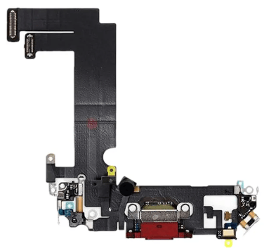 iPhone 12 Mini Laddkontakt med Flex - Röd