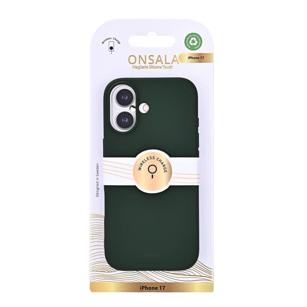 Onsala Mobilskal med Silikonkänsla Olive Green - iPhone 17
