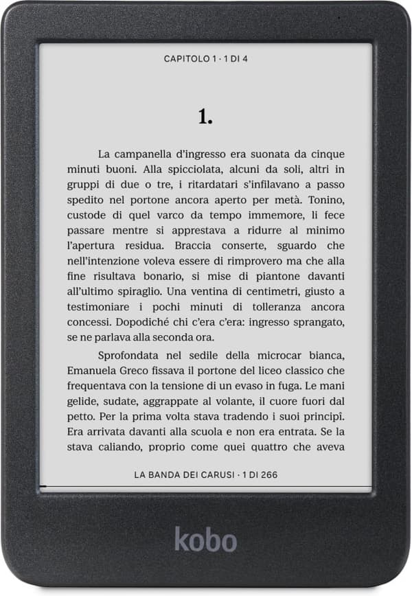 Kobo Clara BW 6" e-bokleser, svart