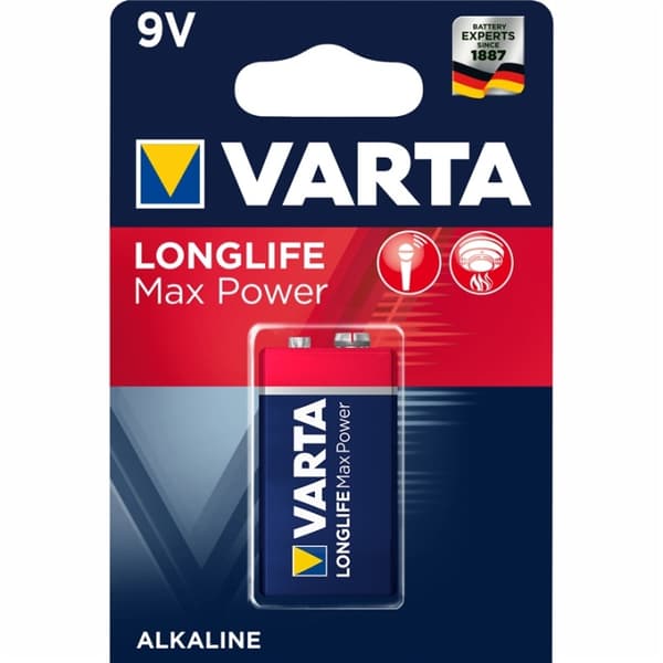 Varta Longlife Max Power 9V Batteri