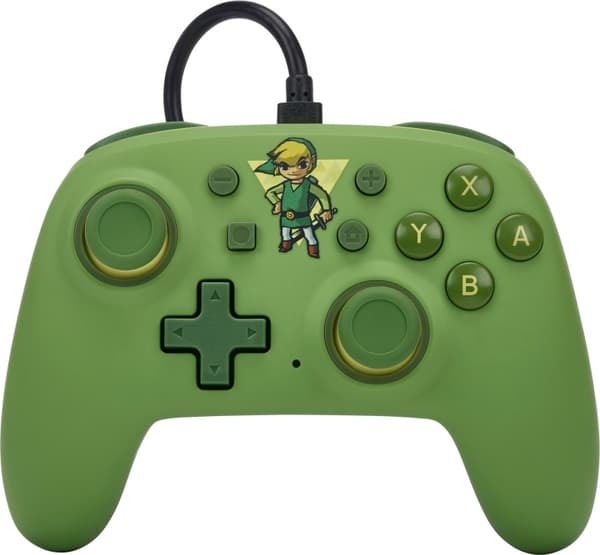 PowerA Nano trådbunden handkontroll, Toon Link, Switch