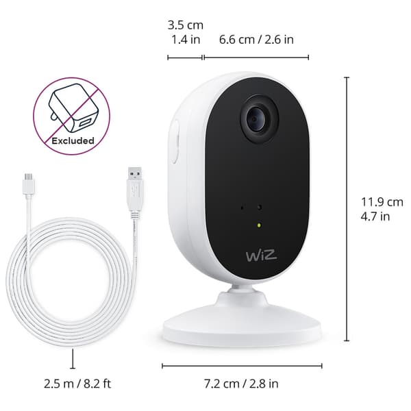 WiZ Innendørs kamera Full HD