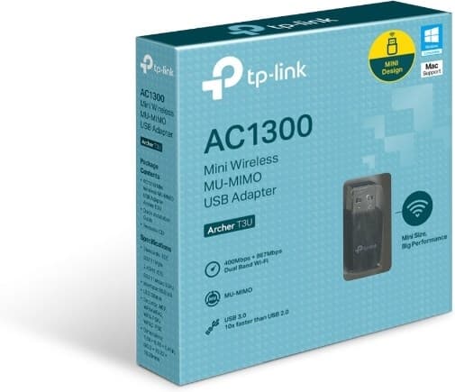 TP-Link Netværksadapter SuperSpeed USB 3.0 1.2Gbps Trådløs