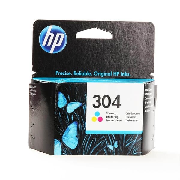 HP Blekk N9K05AE 304 Tri-colour