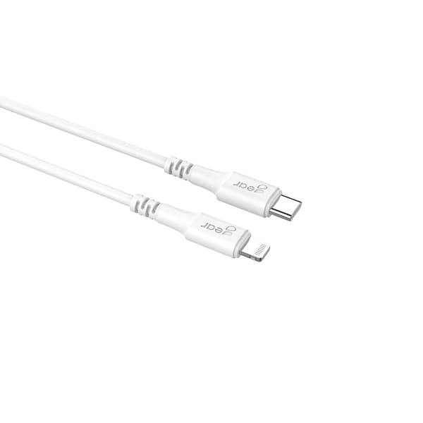 Gear Ladekabel USB-C - Lightning 0.5m Hvit MFI C94