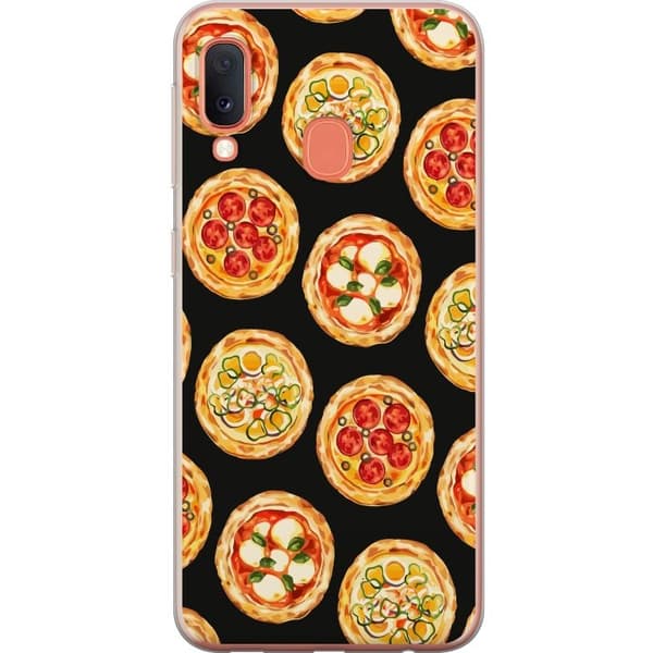Mobildeksel til Samsung Galaxy A20e med Pizza motiv