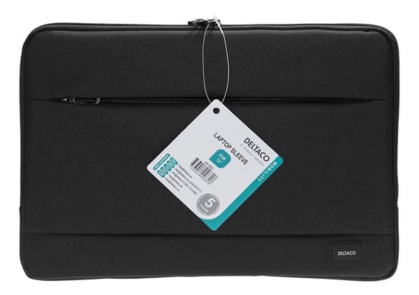 DELTACO Laptop-cover for bærbare datamaskiner opp til 12", svart