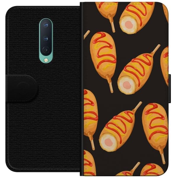 Tegnebogsetui til OnePlus 8 med Kyllingedrumstick motiv
