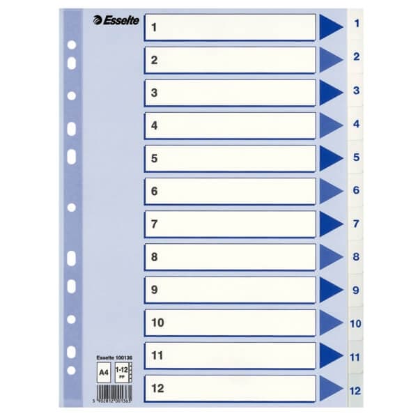 ESSELTE ESSELTE Register Non-Stop A4/1-12