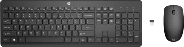 HP 230 Wireless Desktop-sett, svart - Nordic