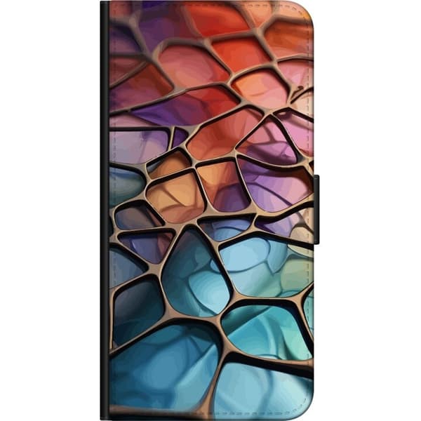 Tegnebogsetui til Nokia 5.4 med Metallict mønster motiv