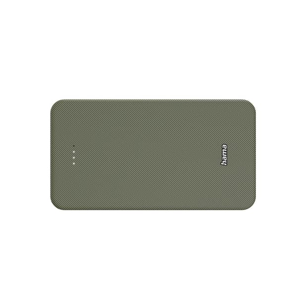Hama Powerbank Colour 20 20000mAh USB-C+USB-A Grön