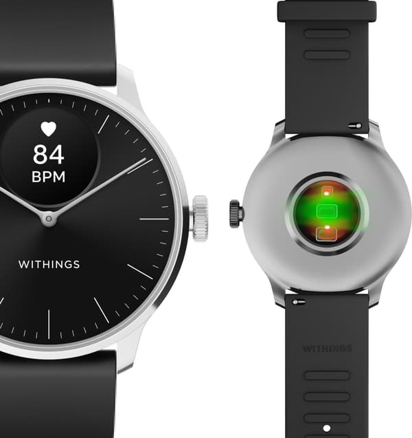 Withings Scanwatch Light smartklocka, 37 mm, svart