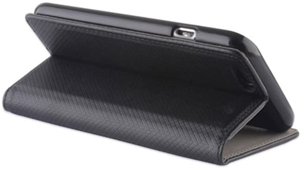 Smart deksel med magnetisk lukking for iPhone 13 Pro Max, Svart