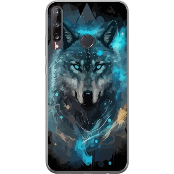 Mobilskal till Huawei P40 lite E med Varg motiv