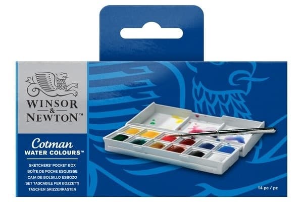 Cotman Water Col sketchers pocketbox 12 stk