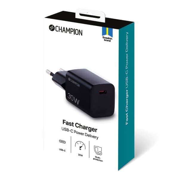 Champion Lader 30W PD Svart