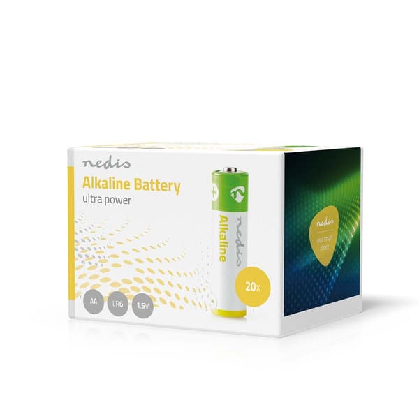 Nedis Alkaline Batteri AA | 1.5 V DC | 20-Pack