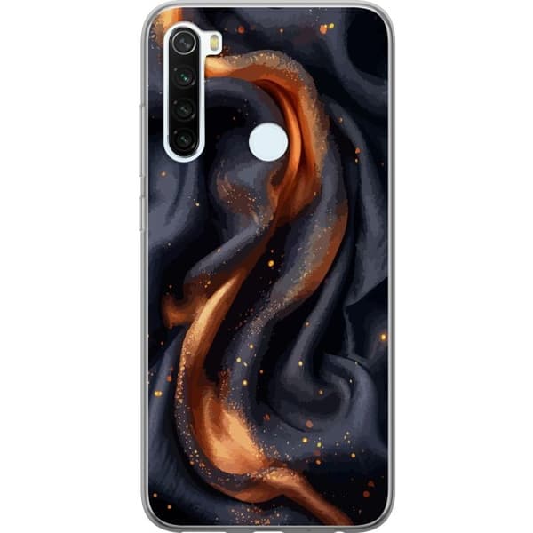 Mobilskal till Xiaomi Redmi Note 8 med Eldigt silke motiv